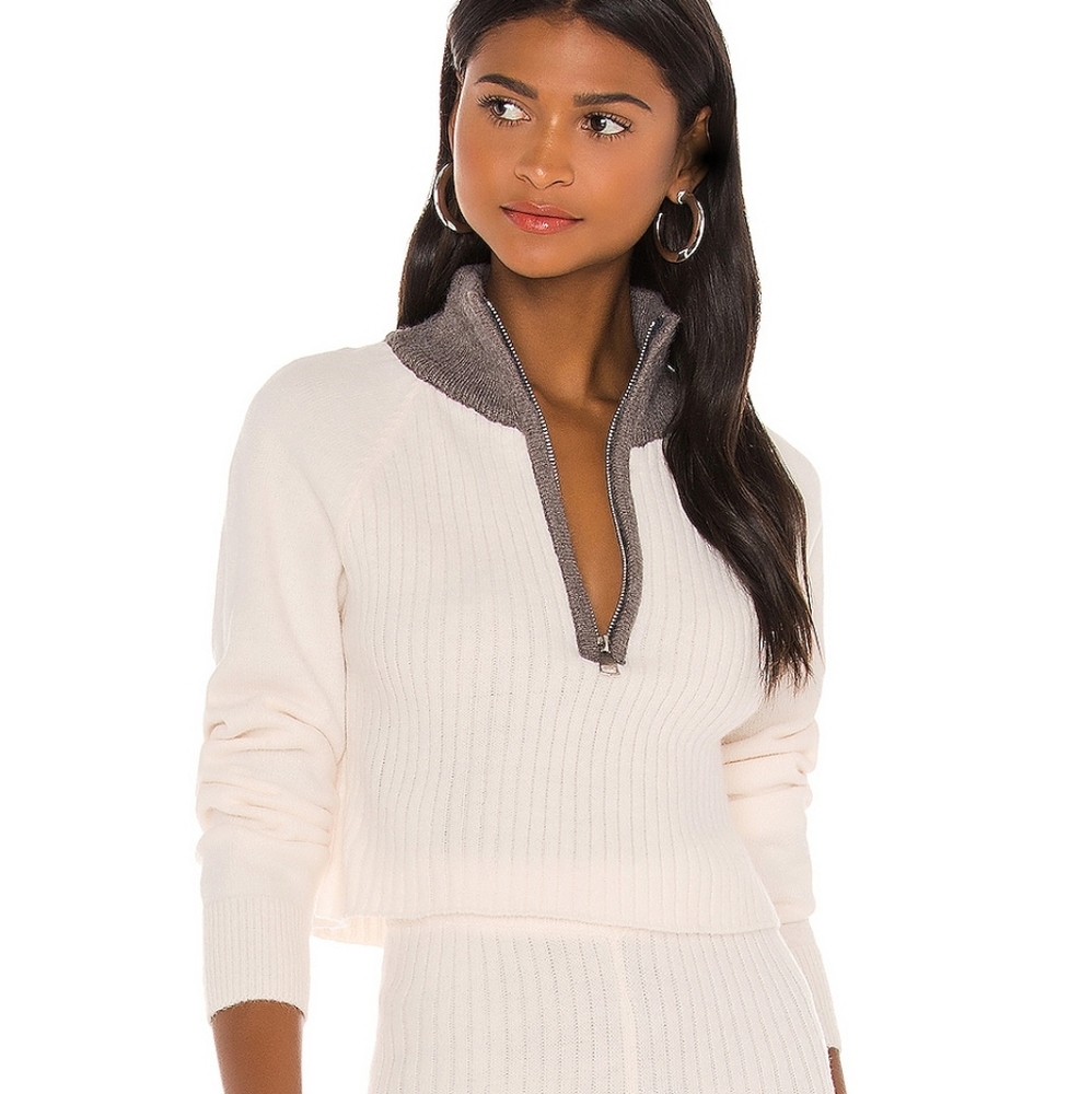 Lovers and friends white talin sweater